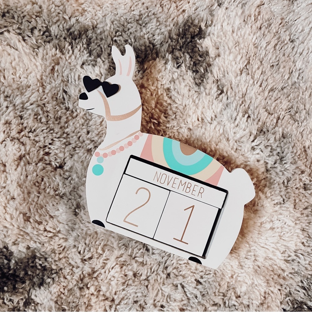 Llama Desk Calendar